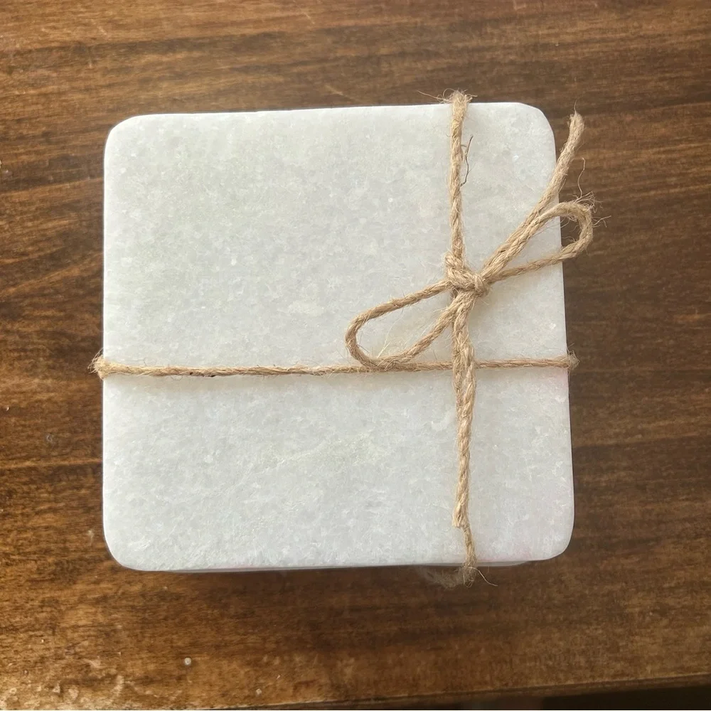 Thirsty stone coaster set